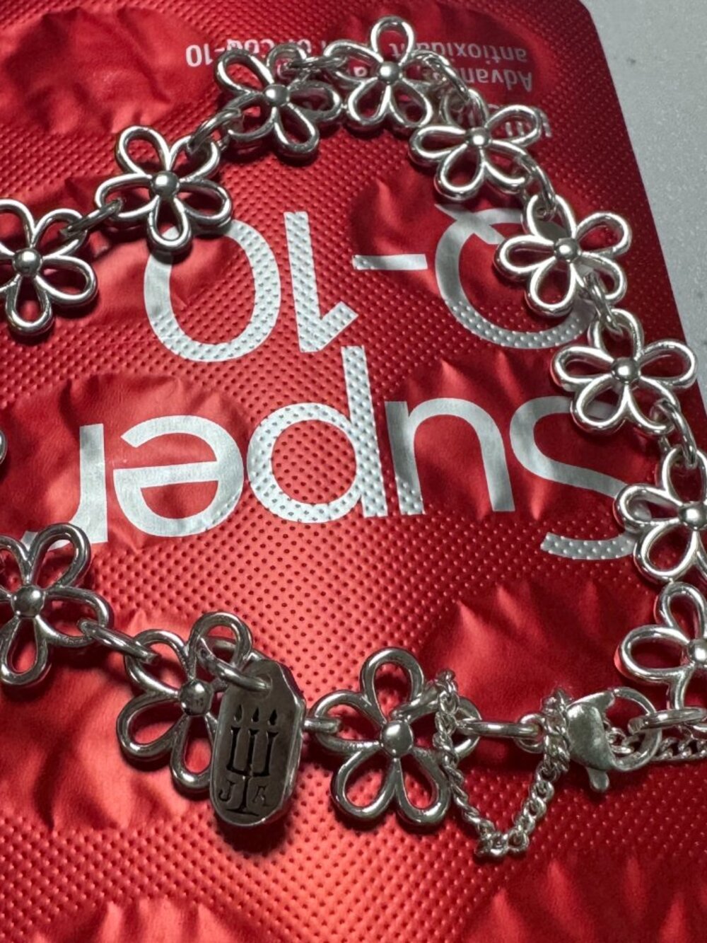 James Avery Daisy Charm Bracelet Charm birthday gift  Bracelet Medium 7.9inchs - Picture 12 of 12